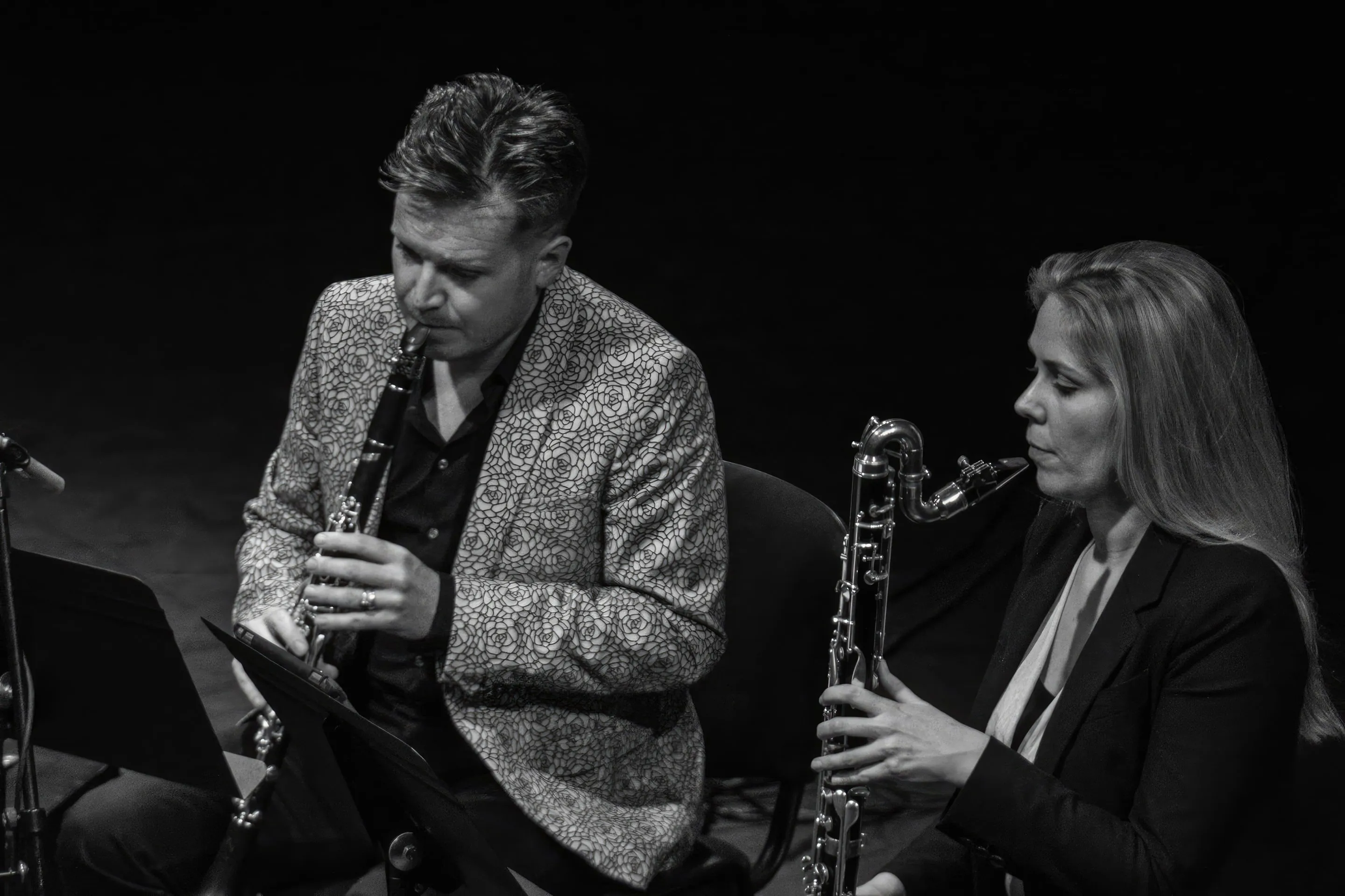 James Meldrum performing with the New European Ensemble